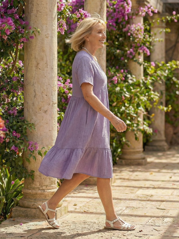 Delphinia | Woven Ease Dress