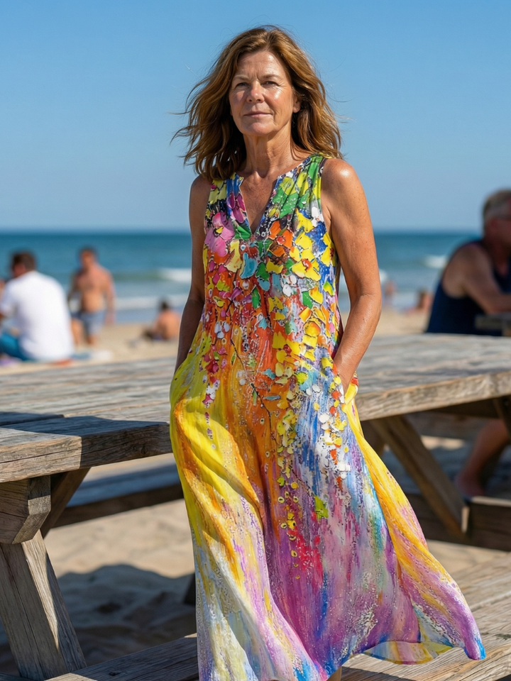 Alina | Open Air Maxi Dress