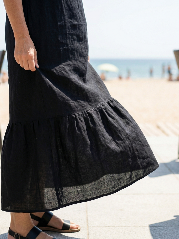 Ismerie | Easy Drape Midi Dress