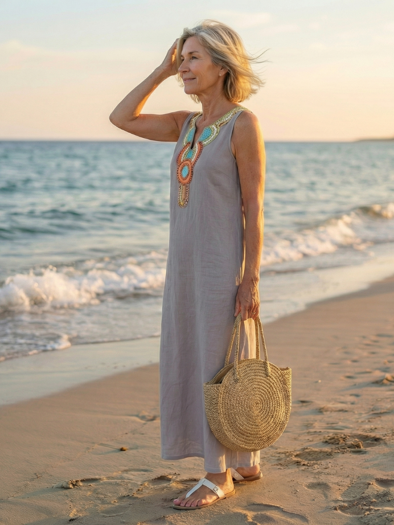 Arielle | Airy Flow Midi Dress