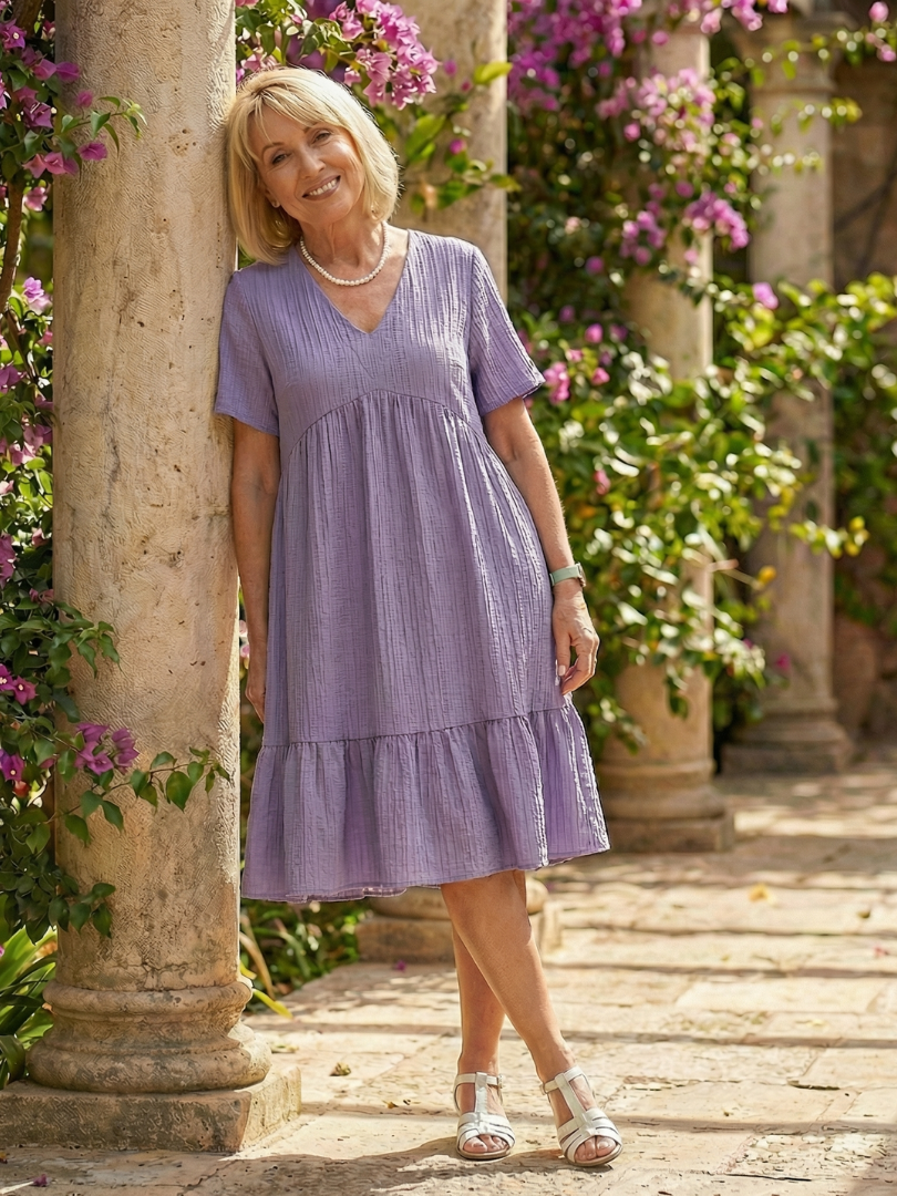 Delphinia | Woven Ease Dress